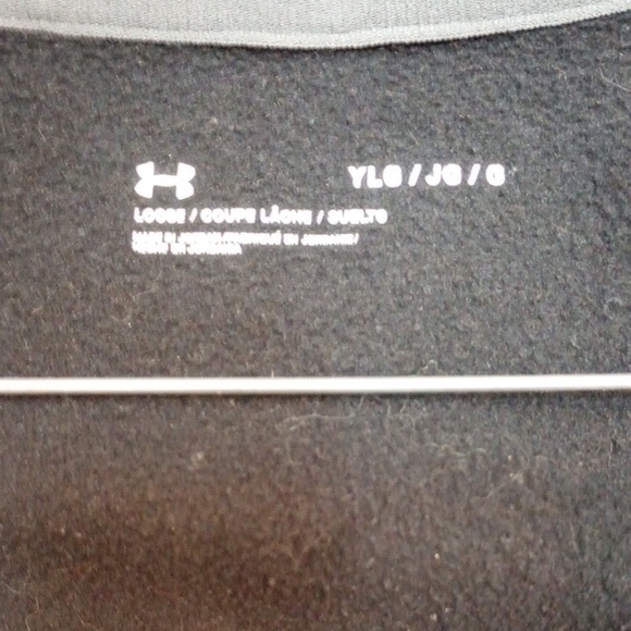 Under Armour Boy's Black Performance Jacket/Hoodie - Picture 4 of 5